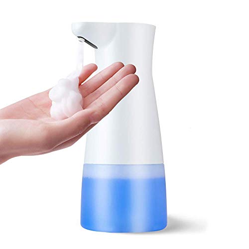 POWERGIANT Dispensador de Jabón Automático, 300 ml Dispensador de Jabón Eléctrico en Espuma, Base a Prueba de Agua para baño Hotel Cocina