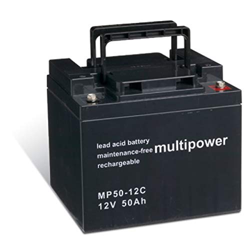 Powery Batería Plomo-ácido (multipower) para Silla de Ruedas Eléctrica Quickie Tango cíclica