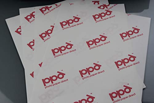 PPD A4 Papel De Transferencia Térmica Para Camisetas y Tejidos Blancos o Claros, 40 Hojas - PPD-1-40