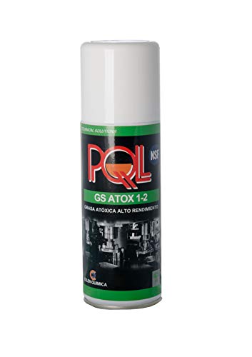 PQL GS ATOX 1-2 - Grasa atóxica NSF 400 ml - excelentes cualidades lubricantes y elevada resistencia al agua.