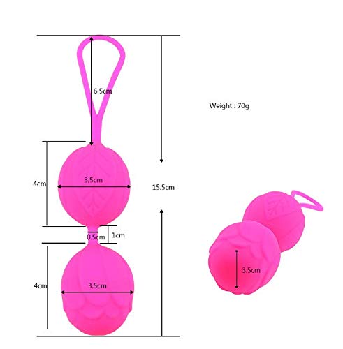 Práctico y eficaz balón Shinny Mancuernas compactación de Silicona recuperación después del Parto Hembra Color al Azar 1 Pieza 1 Set /