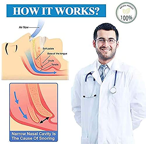 Prechkle Clip Nasal Magnético Anti-Ronquidos, Tapones para Fosas Nasales para Dejar de Roncar, Facilitar la Respiración y Dormir Cómodo, 3 Piezas