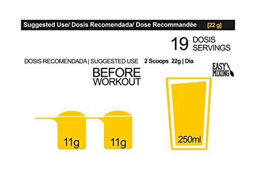 PRECODE LEMON (pre-workout & muscle support training)) - Potente Suplemento Pre-entrenamiento con 20 Ingredientes Activos en sus Dosis Efectivas.