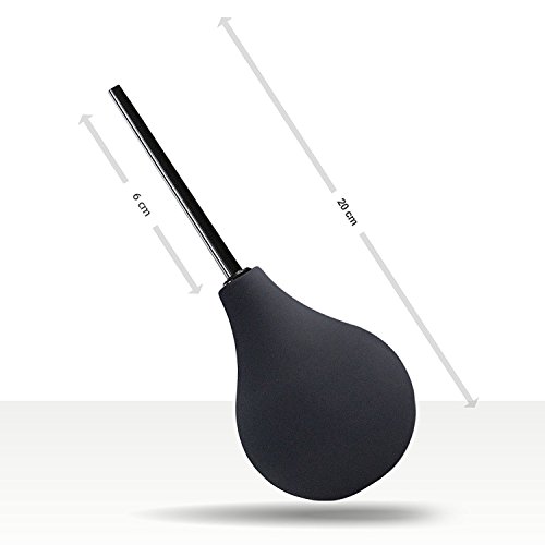 Premium Enema Medico Bulbo de Silicona +cepillo de limpieza - sin BPA - Ducha Médica, Seguro para el lavado anal y vaginal - Limpieza Rectal, Forma rápida de aliviar el estreñimiento.