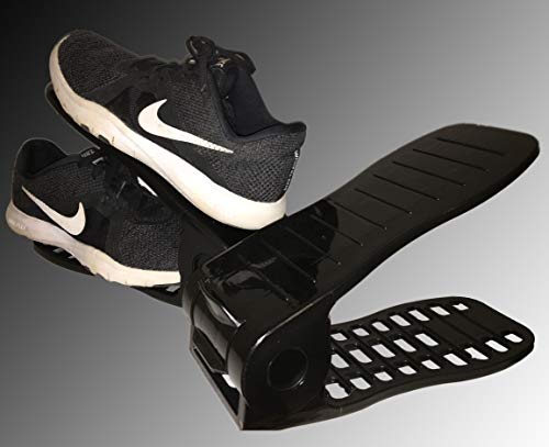 Premiumdonkey Organizador De Zapatos Ajustable - Set De 6 Unidades Color Negro - Diseño Antideslizante - 4 Posiciones - Ahorra Espacio En Armarios Y Estanterías - Pon Orden En Casa