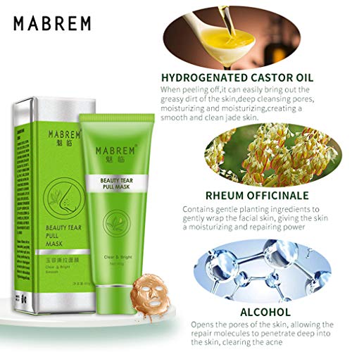 PRENKIN Belleza Tear Tire Mascarilla de la Piel de la Nariz de la Frente de la mejilla de eliminación de espinillas del acné máscara del poro de Limpieza