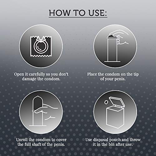 Preservativos Notty Boy – Paquete de 2000 – Condones lubricados de látex de larga duración, acanalados, punteados y ultradelgados