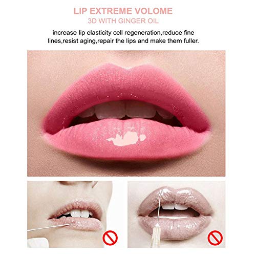Pretty Comy BáLsamo Para Rellenar Los Labios LáPiz Labial MáS Grueso Brillo Labial Transparente Brillo Labial Fortalecimiento Brillo Labial