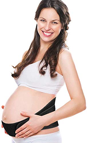PRETTY SEE Ceinture de maternité soutien grossesse Respirant Bande de ventre Réglable Abdominal Support dos pelvien, pour une utilisation prénatale et post partum