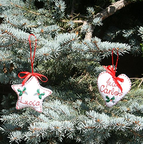 PRIMERAEDAD/Adorno de Navidad personalizado con tu nombre(el precio es por unidad)
