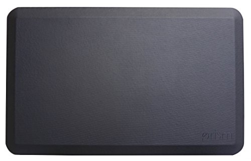 Prism Alfombrilla Antifatiga Cocina, Escritorio de Pie, Puestos de Trabajo y DJs: Diseño Único Que Reduce el Dolor y la Presión en Las Articulaciones Corporales (Negro)