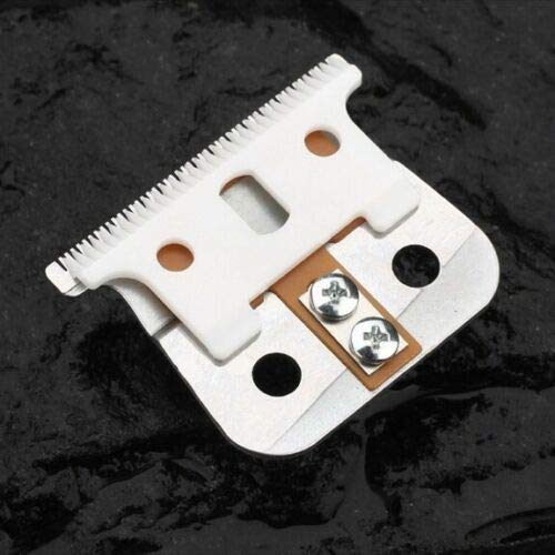 Pro T Outliner Cuchillas de Cerámica para Recortadora de Cabello Cuchillas de Cortapelos de Repuesto # 04521 - Poweka Compatible con Andis T Outliner Recortadora (Oro)