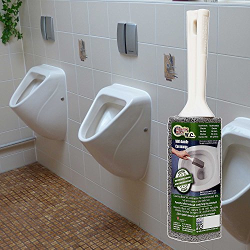 Probisa. Piedra de Limpieza con mango para la cal en inodoros. Elimina la cal, potente desincrustante para Baños e inodoro.