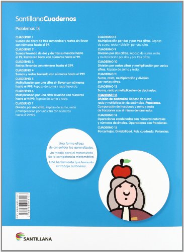 PROBLEMAS 13 SANTILLANA CUADERNOS - 9788468013107