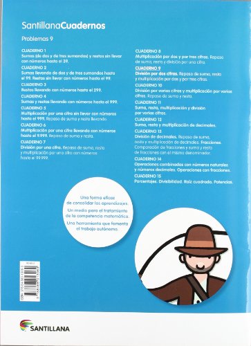 PROBLEMAS 9 SANTILLANA CUADERNOS - 9788468013060