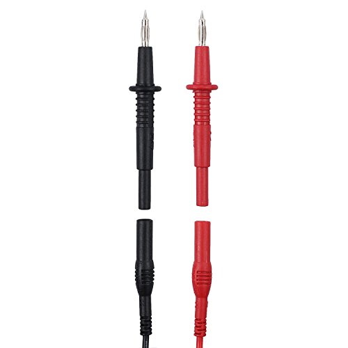Proster Multímetro Puntas de Prueba 8-Pieces Electrónico Profesional Multímetro Cable de Prueba Kit de Accesorios Incluye Extensiones de Plomo Prueba Sondas Mini Ganchos Alligator Clips