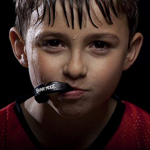 Protector bucal | Protector de Encía Deportes con funda de transporte - rugby, boxeo, hockey, kickboxing, artes marciales, judo, karate, MMA, deportes de contacto – moldeables | adultos y niños