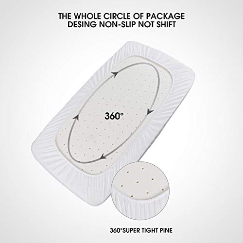 Protector Cuna Cubrecolchón Impermeable de Cama Bebé Protector de Colchón para Cuna Impermeable Sábanas cuna Impermeable Cubre Colchon 60 x 120cm de YOOFOSS