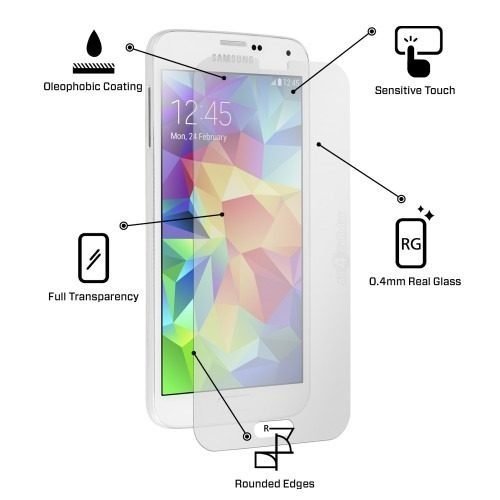 Protector Pantalla Cristal Templado compatible con Samsung Galaxy Note 4, Maxima Proteccion