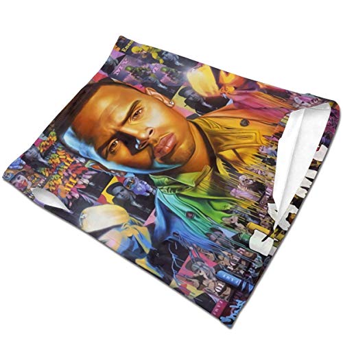 Protector solar multifuncional Chris Brown F.A.M Fashion Scarf,Warm Neck Scarf,Microfiber Neck Warmer,Printed Scarf,Windproof Sports s,Bandanas