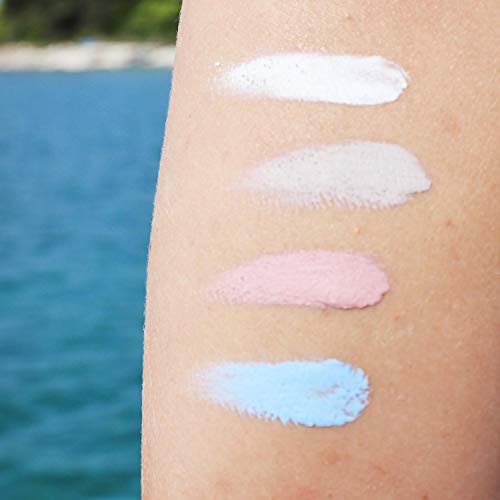 Protector Solar Natural de Zinc Cara & Deporte Suntribe - FPS 30 - Biodegradable/Reef Safe - Òxido de Zinc (Filtro UV mineral) - Muy Resistente al Agua - 4 Ingredientes - CACAO/TINTADO (45 g)