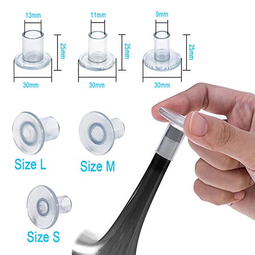 Protector Tacon Alto 30 Pares para Cesped Stiletto, Cubre Tacones para Bodas, Ocasiones Formal, Talla S M L (30 Pares)