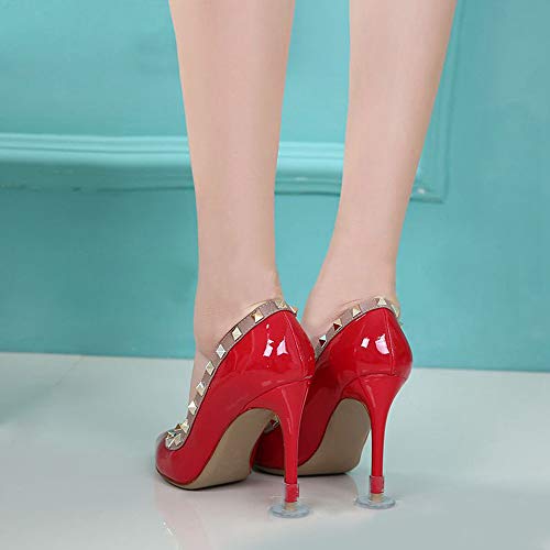 Protector Tacon Alto 30 Pares para Cesped Stiletto, Cubre Tacones para Bodas, Ocasiones Formal, Talla S M L (30 Pares)