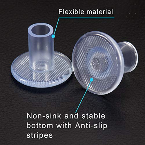 Protector Tacon Alto 30 Pares para Cesped Stiletto, Cubre Tacones para Bodas, Ocasiones Formal, Talla S M L (30 Pares)