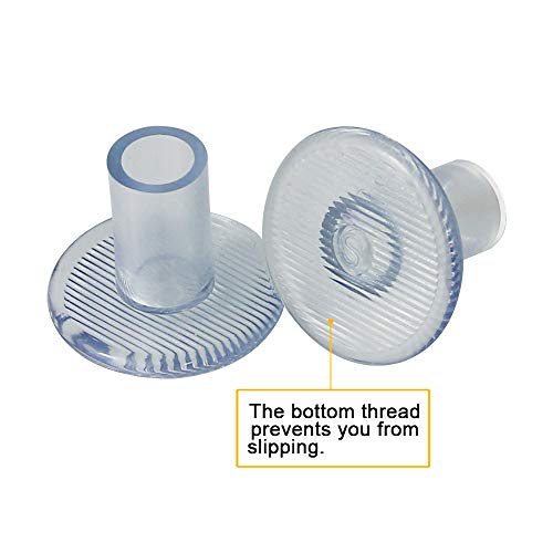 Protectores de Tacones BUZIFU 6 Pares Tapones para Tacones de Silicona 3 tamaños Cubre Tacones con Base Antideslizante para Evitar Resbalones, Ideal para Bodas al Aire Libre, Fiesta, Cumpleaños y Más