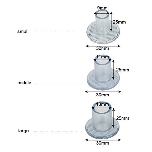 Protectores de Tacones BUZIFU 6 Pares Tapones para Tacones de Silicona 3 tamaños Cubre Tacones con Base Antideslizante para Evitar Resbalones, Ideal para Bodas al Aire Libre, Fiesta, Cumpleaños y Más