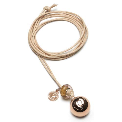 Proud Mama bola Basic Rosa Baby Bell Feet: El milagroso collar para embarazadas con una pequeña campana