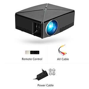 Proyector Full HD 1080P, LUXIMAGEN HD400 (2019 Nuevo), Proyector Maxima luminosidad Portátil LED Cine en casa 1920x1080 HDMI USB VGA para PS4,Xbox,Switch, 720P Nativo