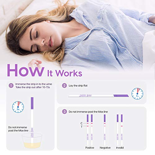 Prueba de la Hormona Foliculoestimulante (FSH) de Femometer – Kit de Tiras de Prueba de Menopausia/Fertilidad Femenina, Paquete de 5