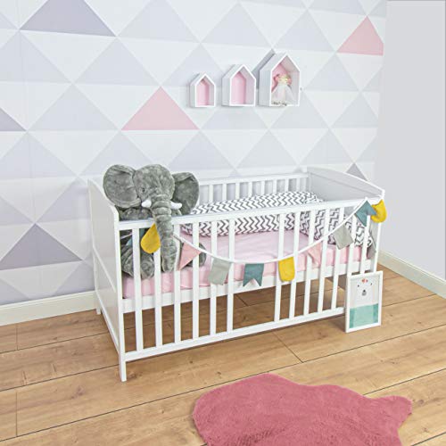 PuckDaddy cuna 140 x 70 cm, convertible en una cama infantil