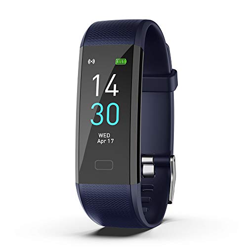 Pulsera Actividad Impermeable IP68,Color Screen con 14 Modos de Deporte,Pulsera Inteligente con Pulsómetro Sueño Podómetro,Monitor de Calorías
