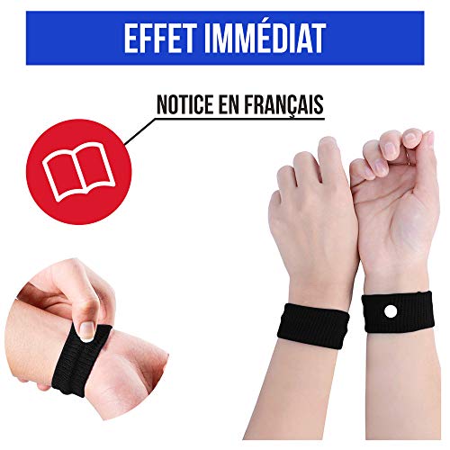 Pulsera anti mareo adulto y niños, pulsera acupresion anti nauseas mareo, miedo al vértigo, mareo en el coche