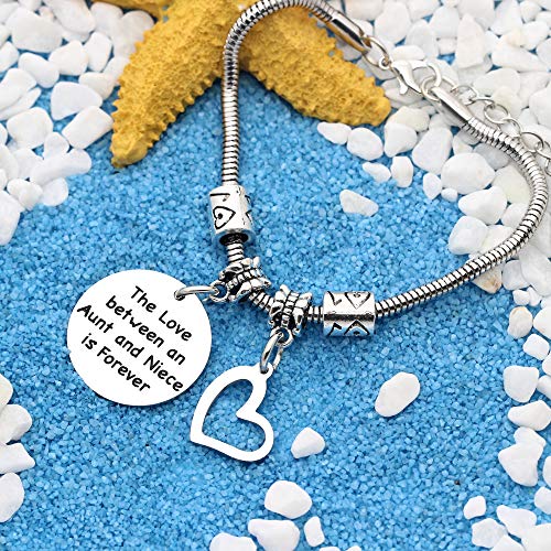 Pulsera de serpiente con colgante de corazón de plata para mujer, regalo de familia