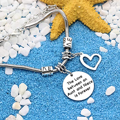 Pulsera de serpiente con colgante de corazón de plata para mujer, regalo de familia