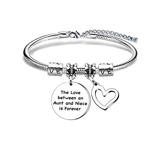 Pulsera de serpiente con colgante de corazón de plata para mujer, regalo de familia