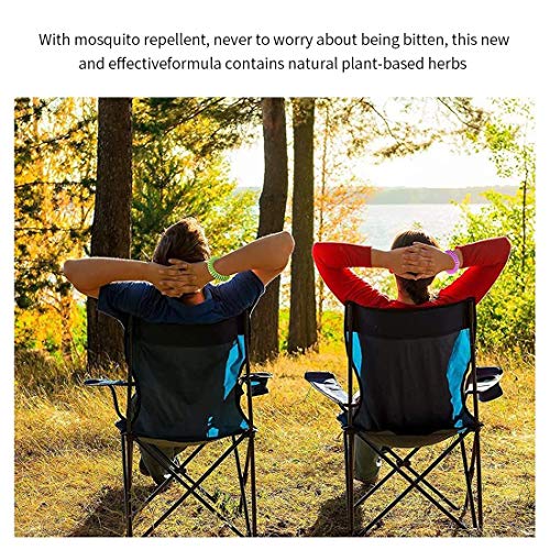 Pulsera repelente de mosquitos, 10 piezas / set Bandas de mosquitos de calidad premium para adultos, bebés y niños, Bandas repelentes de insectos impermeables para interiores y exteriores #QWSH