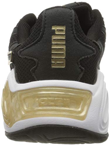 PUMA Cell Magma WN'S, Zapatillas de Running para Mujer, Negro Black White/Gold 02, 39 EU