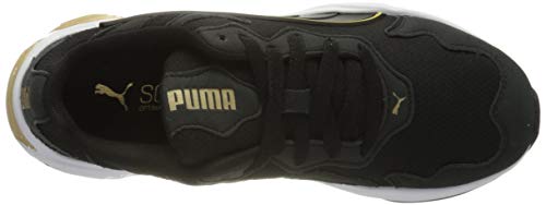 PUMA Cell Magma WN'S, Zapatillas de Running para Mujer, Negro Black White/Gold 02, 39 EU