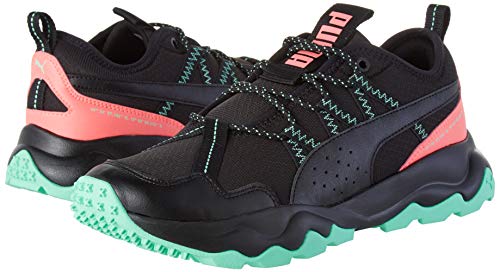 PUMA Ember TRL WN'S, Zapatillas de Running para Mujer, Negro Black/Ignite Pink/Green Glimmer 04, 42 EU