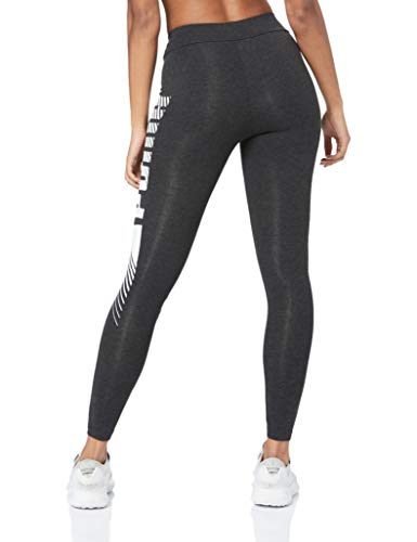 PUMA ESS+ Graphic Leggings Mujer, Dark Gray Heather, M