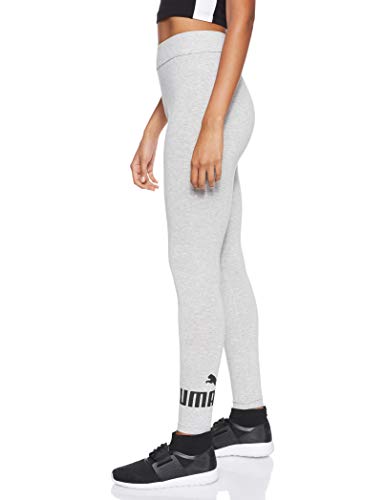 PUMA Essentials Logo W Legging Deportivo de Talle Alto, Mujer, Gris (Light Gray Heather), S