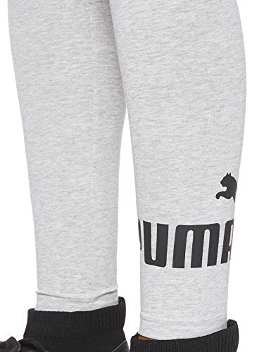 PUMA Essentials Logo W Legging Deportivo de Talle Alto, Mujer, Gris (Light Gray Heather), S
