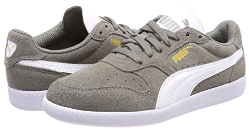 PUMA ICRA Trainer SD, Zapatillas para Hombre, Gris (Steel Gray White), 42 EU