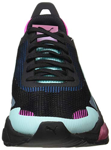 PUMA LQDCELL Optic XI WN'S, Zapatillas para Correr de Carretera para Mujer, Negro Black/Aruba Blue/Luminous Pink, 38.5 EU