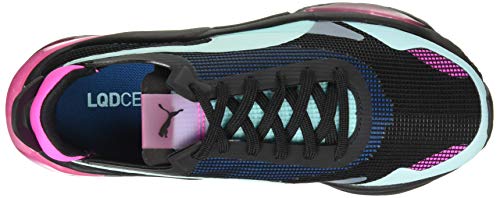 PUMA LQDCELL Optic XI WN'S, Zapatillas para Correr de Carretera para Mujer, Negro Black/Aruba Blue/Luminous Pink, 38.5 EU