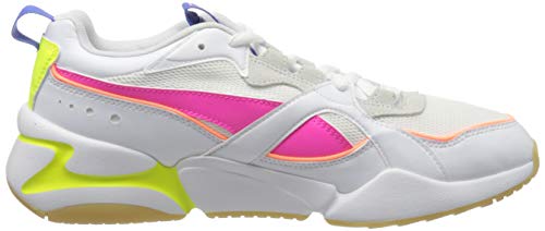 PUMA Nova 2 WN'S, Zapatillas Deportivas para Mujer, Blanco White/Plein Air, 39 EU